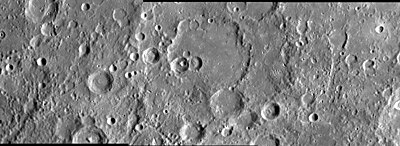 Surikov crater at center Surikov crater MESSENGER NAC mosaic.jpg