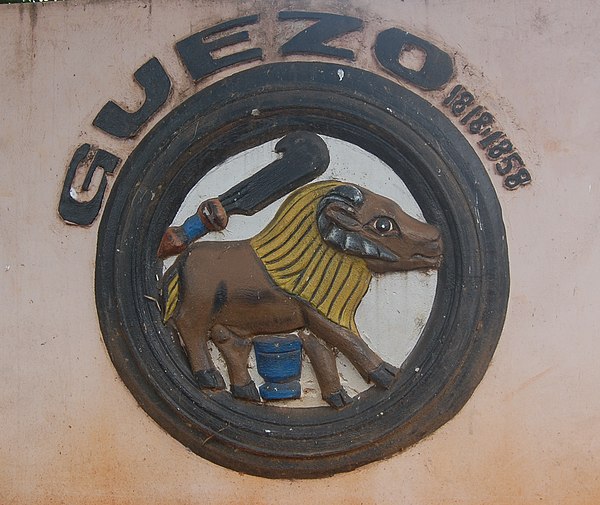 Symbol of Guezo on place goho