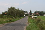 English: Road in Targowska Wólka. Polski: Droga we wsi Targowska Wólka.