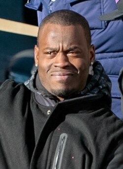 Tarvaris Jackson at 2014 Seahawks Super Bowl parade.jpg