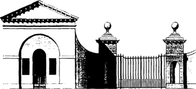 The plans, elevations and sections, of Holkham in Norfolk, the seat of the late Earl of Leicester Fleuron T085981-32.png