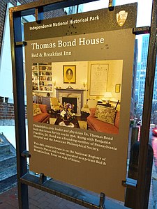 Thomas Bond House Independence National Historical Park Sign.jpg