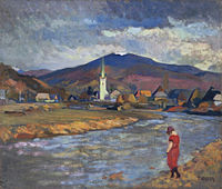 János Thorma: Voorjaar in Nagybánya (1934)