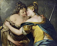 Spravedlnost a Mír (Giovanni Battista Tiepolo, 18. století)
