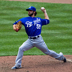 Tim Collins jako zawodnik Kansas City Royals