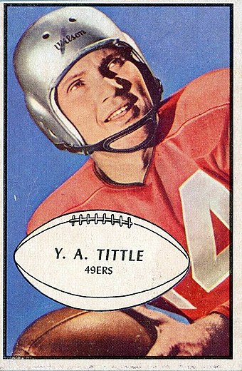 Hall of Fame QB Y.A. Tittle