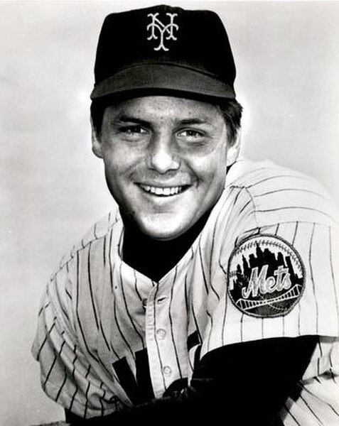 Seaver with the New York Mets, c. 1971