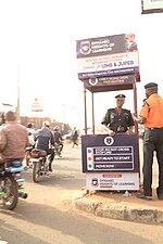 Thumbnail for File:Traffic police officers stand.jpg