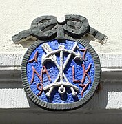 Coat of arms (1797) in Trier, Feldstraße 10.