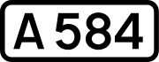A584 Schild