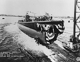 Спуск на воду ПЛ «Дартер». 6 июня 1943 года.