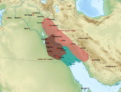 L'extensió de l’imperi de la tercera dinastia d’Ur durant el regnat de Xulgi, i la seva organització del centre / perifèria