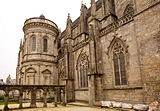 Katedra św. Piotra w Vannes - jedna z bocznych ścian świątyni