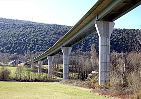 Le viaduc en mars 2022.