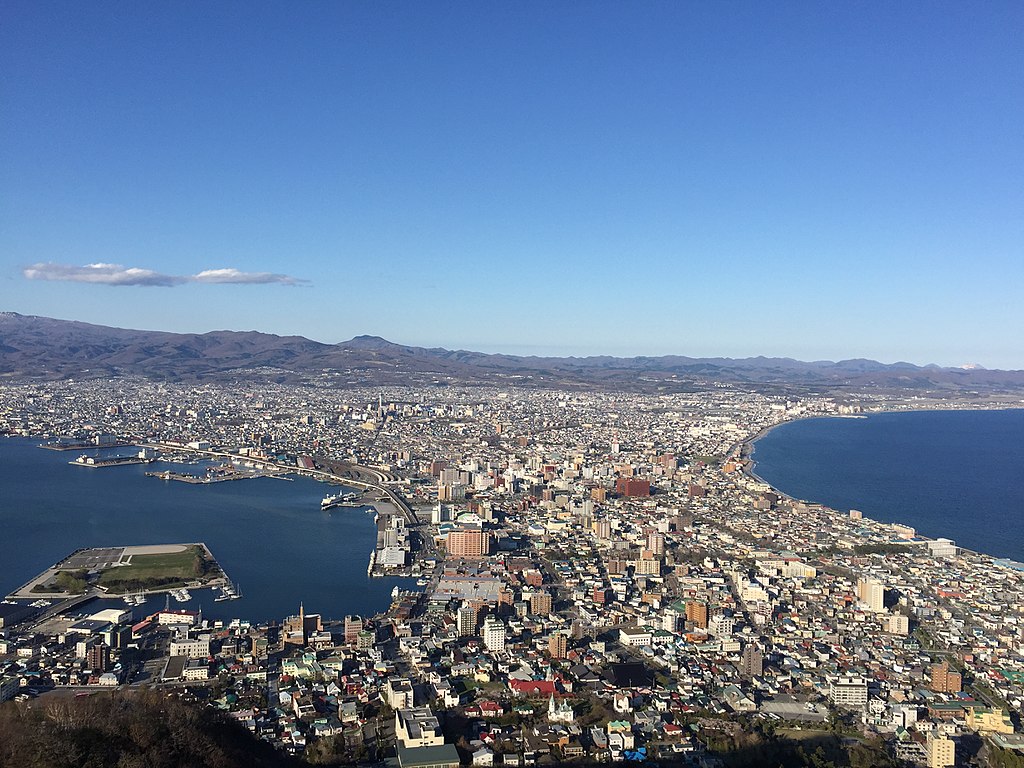 View from Mt.Hakodate (Hakodateyama),Hakodate Hokkaido, Japan 27 April 2016 - panoramio