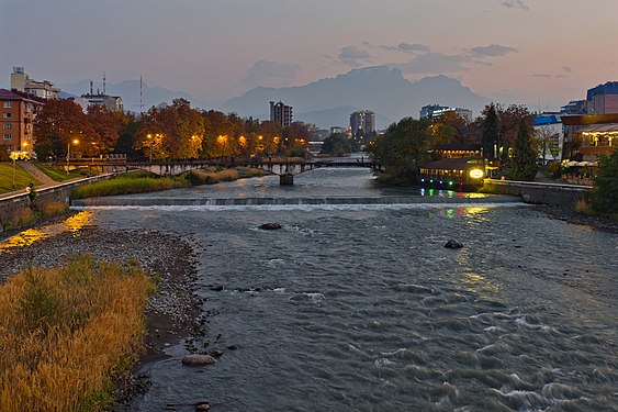 Vladikavkaz. Terek River