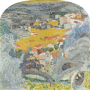 Vue du Cannet, 1925 ou 1927 – Musée Bonnard, Le Cannet.