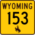 Marqueur Wyoming Highway 153