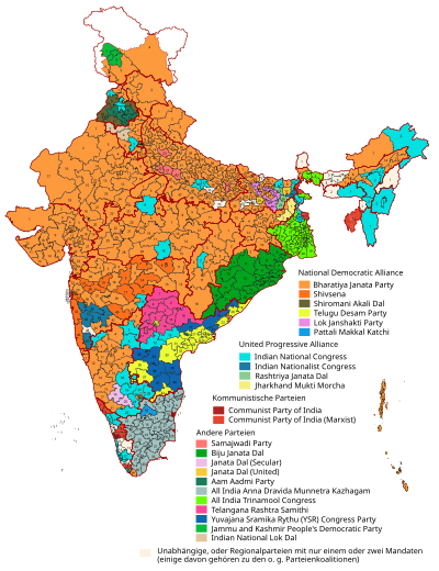 Parlamentswahl In Indien 2014: Vorgeschichte, Wahlkampfthemen, Parteienkoalitionen