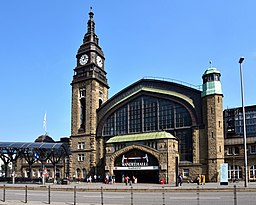 Wandelhalle Eingang, Hamburg Hauptbahnhof, 2019 (01)