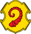 Widderhorn im Wappen von Burgsinn
