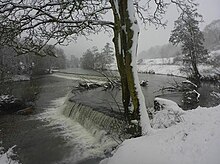 Warleigh Weir after snow Warleigh in the snow.jpg