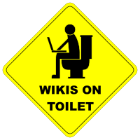 Warning - Wikis on toilet.svg