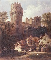Warwick Castle, painted by William Pitt about 1870
