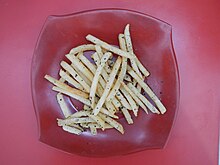 Wasabi potato fries, Tokyo Tokyo Wasabijf1789.JPG