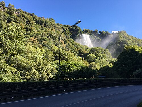 Waterfall Marmore in Terni