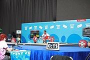 Deutsch: Gewichtheben bei den Olympischen Jugendspielen 2018; Tag 1, 7. Oktober 2018; Jungen 56 kg English: Weightlifting at the 2018 Summer Youth Olympics at 7 October 2018 – Boys' 56 kg