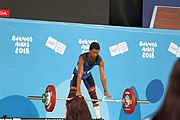 Deutsch: Gewichtheben bei den Olympischen Jugendspielen 2018; Tag 2, 10. Oktober 2018; Jungen 62 kg English: Weightlifting at the 2018 Summer Youth Olympics at 8 October 2018 – Boys' 62 kg