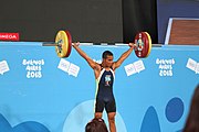 Deutsch: Gewichtheben bei den Olympischen Jugendspielen 2018; Tag 2, 10. Oktober 2018; Jungen 62 kg English: Weightlifting at the 2018 Summer Youth Olympics at 8 October 2018 – Boys' 62 kg