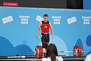 Deutsch: Gewichtheben bei den Olympischen Jugendspielen 2018; Tag 2, 10. Oktober 2018; Jungen 62 kg English: Weightlifting at the 2018 Summer Youth Olympics at 8 October 2018 – Boys' 62 kg