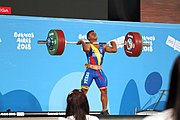 Deutsch: Gewichtheben bei den Olympischen Jugendspielen 2018; Tag 2, 10. Oktober 2018; Jungen 62 kg English: Weightlifting at the 2018 Summer Youth Olympics at 8 October 2018 – Boys' 62 kg