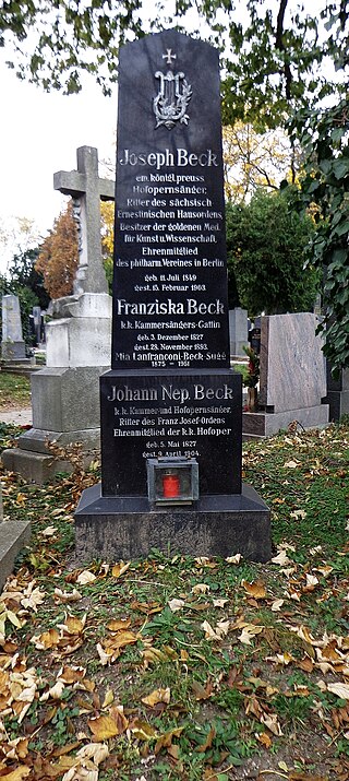 <span class="mw-page-title-main">Johann Nepomuk Beck</span>