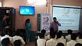 Suyash Dwivedi addressing Students about Wikipedia