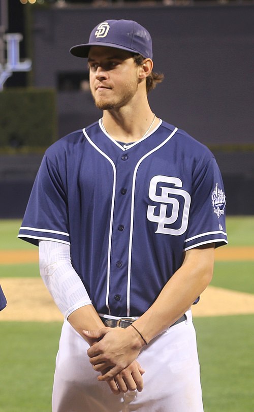 Myers with the Padres in 2015