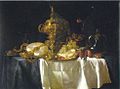 «Натюрморт з фруктами, серветкою, коштовним посудом і визолоченим келихом », 1653, Палаццо Пітті