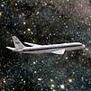 Xenu's victims were transported in interstellar space planes which looked exactly like Douglas DC-8s.