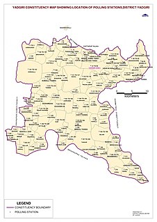 <span class="mw-page-title-main">Yadgir Assembly constituency</span> Legislative Assembly constituency in Karnataka State, India