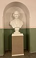 Bust of Zacharias Topelius in school Topeliusskolan in Helsinki