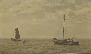 Willem Bastiaan Tholen (1910): Zeegezicht met vissersschuiten, Rijksmuseum Amsterdam.