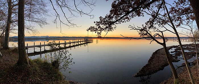 Au calme sur le lac de Starnberg. Novembre 2020.