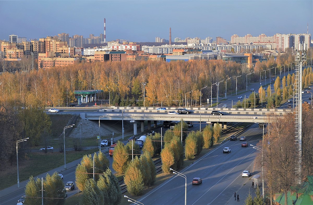 Оренбургский тракт перекрёсток проспект Победы