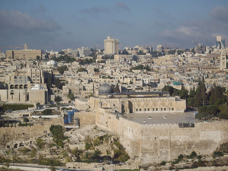 File:'Al-Aqsa Mosque' as viewed from Mt of Olives..JPG