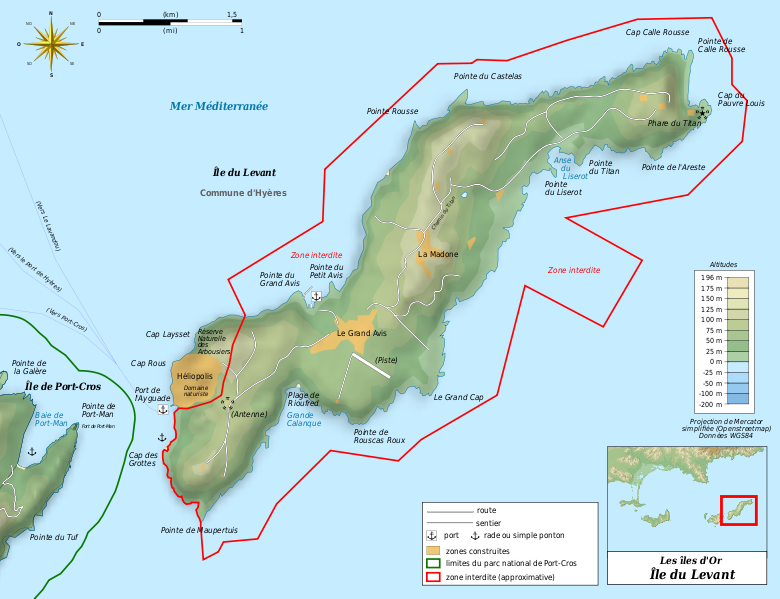 File:Île du Levant topographic map-fr.svg