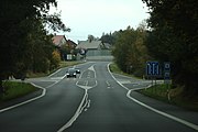 Čeština: Silnice č. I/38 u vesnice Štoky, kraj Vysočina English: A I/38 road near the village of Štoky, Vysočina Region, CZ