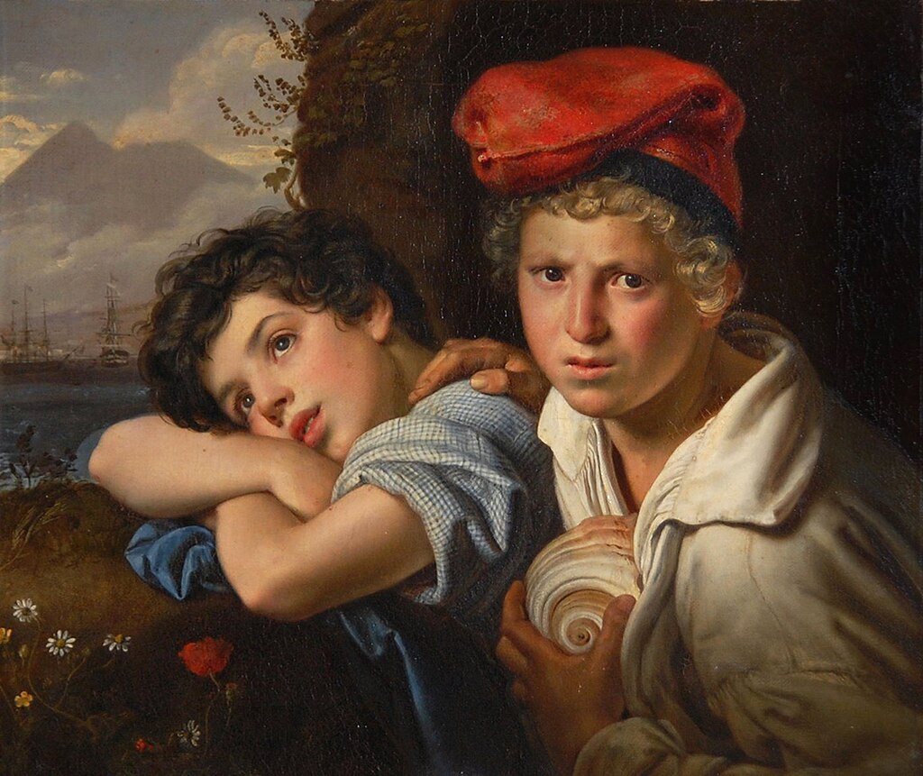 Кипренский О.  А.  (1829) Неаполитанские мальчики-рыбаки.jpg