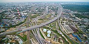 Interchange of North-Eastern Chord and future South-Eastern Chord near Andronovka station